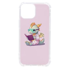 Baby Dragon Reading Iphone 13 Mini Tpu Uv Print Case by AIDreaming