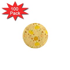 Pumpkins Autumn Fall Harvest 1  Mini Magnets (100 Pack)  by Apenda