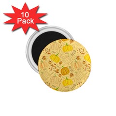 Pumpkins Autumn Fall Harvest 1 75  Magnets (10 Pack)  by Apenda