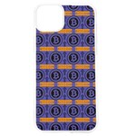 Bitcoin Logo Pattern iPhone 15 TPU UV Print Case Front