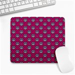 Calavera Cat Art Pattern Large Mousepad Front