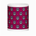 Calavera Cat Art Pattern Morph Mug Center
