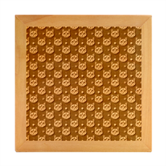 Calavera Cat Art Pattern Wood Photo Frame Cube by ExtraAwesomeSauce