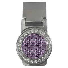 Sugar Skull Cat Pattern Money Clips (cz)  by ExtraAwesomeSauce
