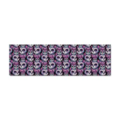 Sugar Skull Cat Pattern Sticker Bumper (100 Pack) by ExtraAwesomeSauce