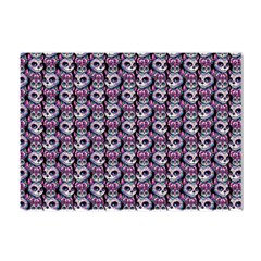 Sugar Skull Cat Pattern Crystal Sticker (a4) by ExtraAwesomeSauce