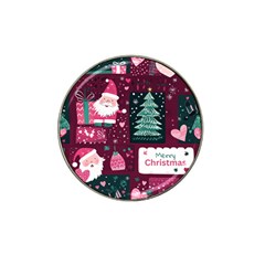 Christmas Santa Claus Hat Clip Ball Marker (10 Pack) by Posterlux