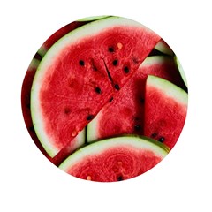 Watermelon, Fruit, Green, Red Mini Round Pill Box (pack Of 3) by kyorashop23