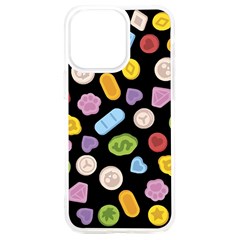 Ecstasy Pills Pattern Iphone 15 Plus Tpu Uv Print Case by Valentinaart