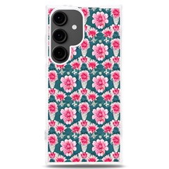 Retro 1880s Flowers Pattern 22 Samsung Galaxy S24 Plus 6 7 Inch Tpu Uv Case by violetheavensky