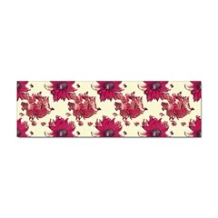 Retro 1880s Flowers Pattern 21 Sticker Bumper (100 Pack) by violetheavensky