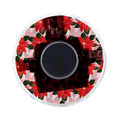 Poinsettia Pattern Seamless Pattern Christmas Xmas On-the-go Memory Card Reader by Paksenen