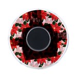 Poinsettia Pattern Seamless Pattern Christmas Xmas On-the-Go Memory Card Reader Back