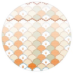 Shells Pattern Round Trivet by designsbymallika