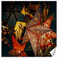 Star Lantern Lighting Canvas 12  X 12  by Paksenen