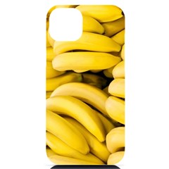Bananas, Macro, Fruits, Ripe Bananas Iphone 14 Plus Black Uv Print Pc Hardshell Case by kyorashop23
