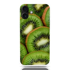 Kiwi Texture, Background With Kiwi, Fruits, Kiwi Iphone 16 Plus Tpu Uv Print Case by kyorashop23