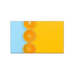 Orange, Slices, Fruit, Citrus Sticker (rectangular) by kyorashop23