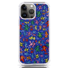 Grateful Dead Dancing Bears Pattern Iphone 13 Pro Max Tpu Uv Print Case by Salmanaz77