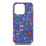Grateful Dead Dancing Bears Pattern iPhone 16 Pro Black UV Print PC Hardshell Case Front