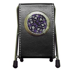 Gothic Radiance Pen Holder Desk Clock by dflcprintsclothing