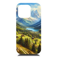 Forest Landscape Nature Trees Iphone 16 Pro Max Black Uv Print Pc Hardshell Case by Salmanaz77