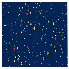 Christmas Sky Happy Wooden Puzzle Square by Dutashop
