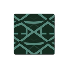 Geometric Design 01 Square Magnet by myclothy
