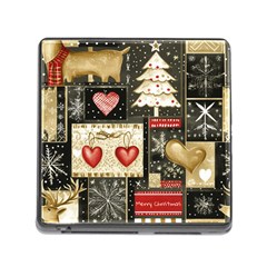 Christmas Reindeer Memory Card Reader (square 5 Slot) by Posterlux