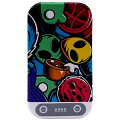 Funky Alien Pattern Abstract Colourful Drawing Sterilizers by Posterlux