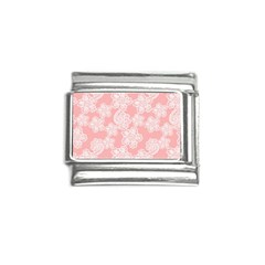 Lace White Ornamental Textile Italian Charm (9mm) by Paksenen