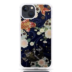 Japanese Wave Koi Illustration Pattern Iphone 13 Tpu Uv Print Case by Ndabl3x