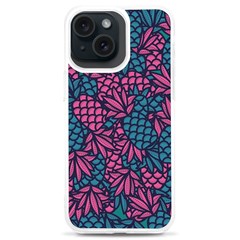 Summer Pineapples Iphone 15 Plus Tpu Uv Print Case by Paksenen