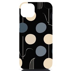 A Minimalist Pattern With Simple Lines And Shapes, Creating A Clean And Modern Aesthetic 03 Iphone 14 Plus Black Uv Print Pc Hardshell Case by myclothy
