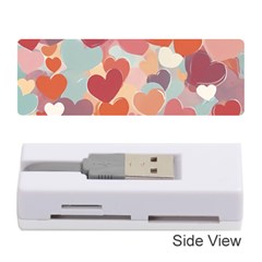 Valentines Day Hearts Romance Love Memory Card Reader (stick) by Posterlux