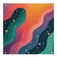 Art Abstract Pattern Banner And Sign 4  X 4  by Salmanaz77
