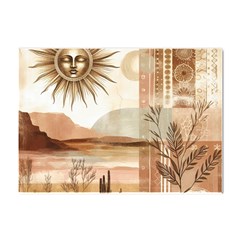 Abstract Sun Boho Bohemian Design Crystal Sticker (a4) by Salmanaz77