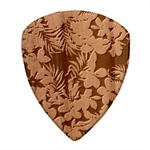 Hawaiian Flowers Hawaii Wood Guitar Pick (Set of 10) Front