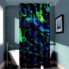 Sci-fi Scenester Shower Curtain 36  X 72  (stall)  by MRNStudios