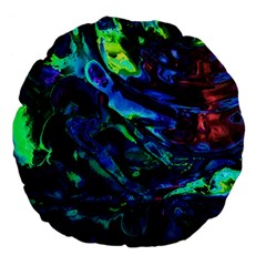 Sci-fi Scenester Large 18  Premium Flano Round Cushions by MRNStudios