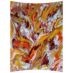 Phoenix Back Support Cushion by kaleidomarblingart