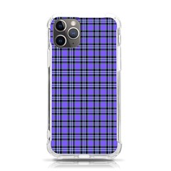 Blue Tartan Plaid 1 Iphone 11 Pro 5 8 Inch Tpu Uv Print Case by dressshop