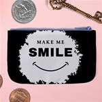 Black And White Simple Make Me Smile T Shirt 20250203 014057 0000 Large Coin Purse Back
