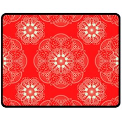 Crimson Current Fleece Blanket (medium) by ArtfulThreads