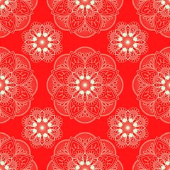Crimson Current Play Mat (rectangle) by ArtfulThreads