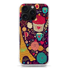 Collage Worx Black Collage Cupcake Eifel Tower Fireworks Paris Iphone 16 Pro Tpu Uv Print Case by Grandong