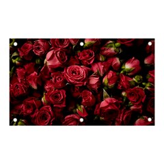 Floral Buds Of Roses Beautiful Flowers Banner And Sign 5  X 3  by Grandong