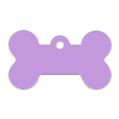 Luscious Lavender Hex #cca3e7 Dog Tag Bone (one Side) by dressshop