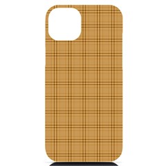 Autumn Fall Plaid Tartan 1 Iphone 14 Plus Black Uv Print Pc Hardshell Case by dressshop