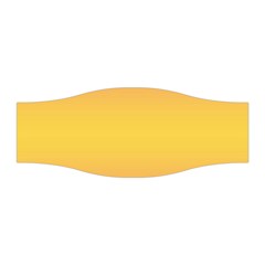 Coral Pink To Electric Yellow Bilinear Gradient Stretchable Headband by GradientsOmbre